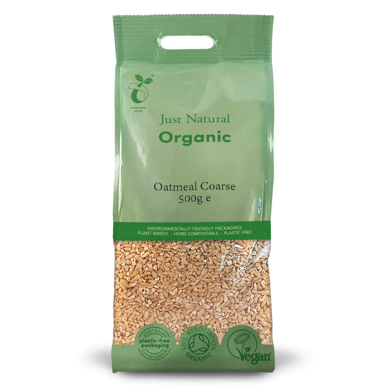 Just Natural Organic Coarse Oatmeal 500g