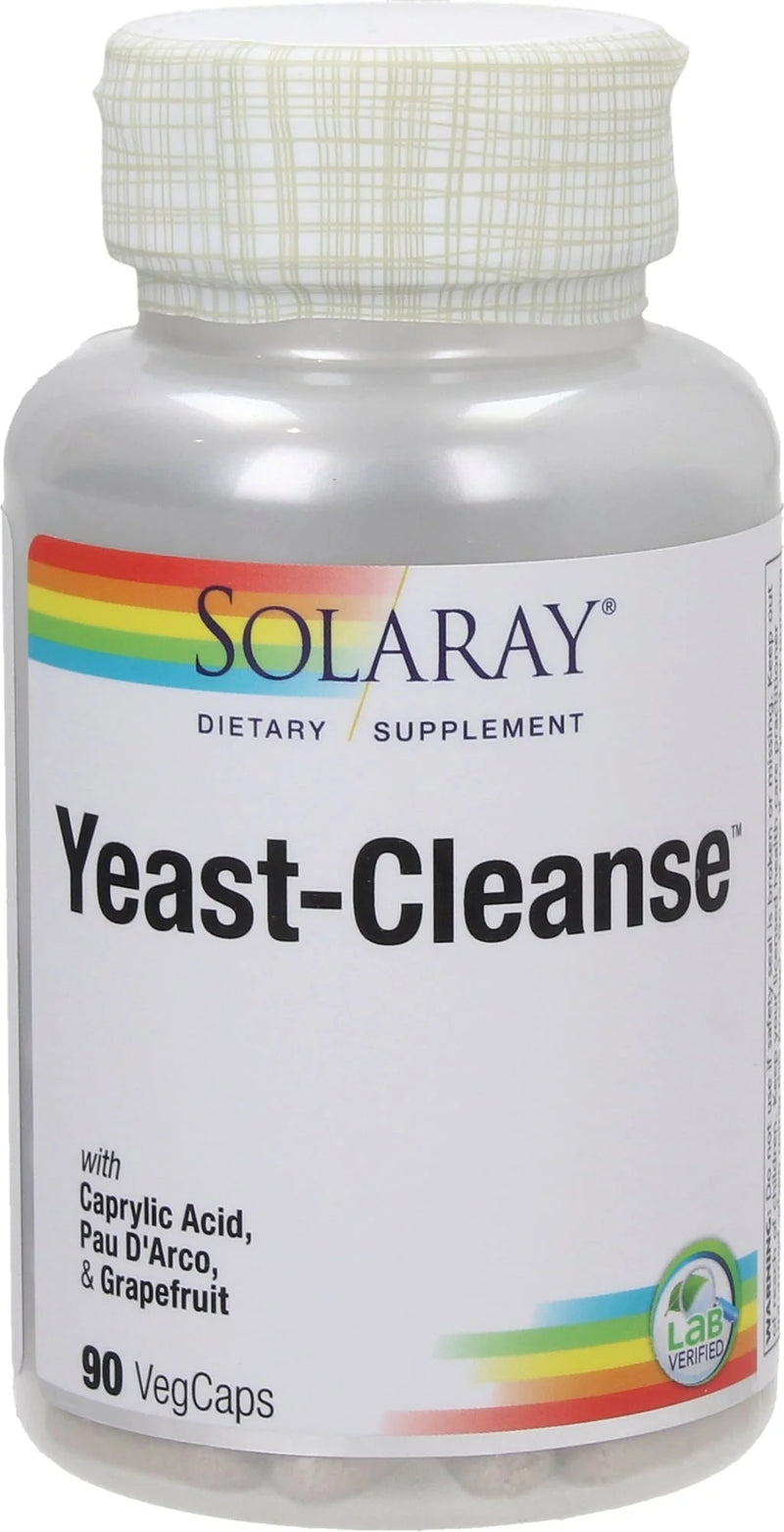 Solaray Yeast Cleans 90 Capsules