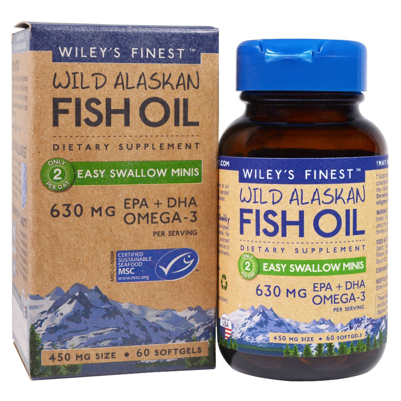 Wiley's Wild Alaskan Fish Oil 60 capsules