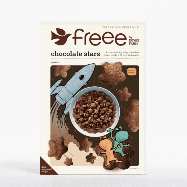 Doves Farm Gluten Free Organic Chocolate Stars 300g