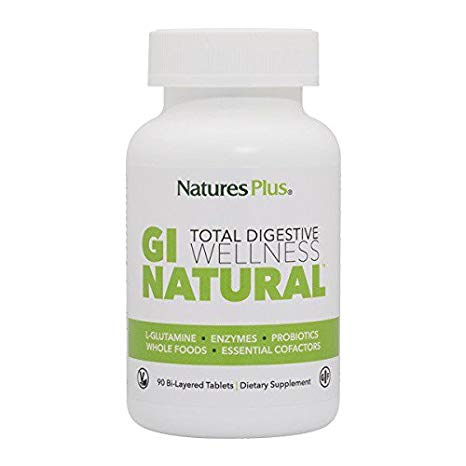 Natures Plus GI Total Digestive Wellness 90 tablets.