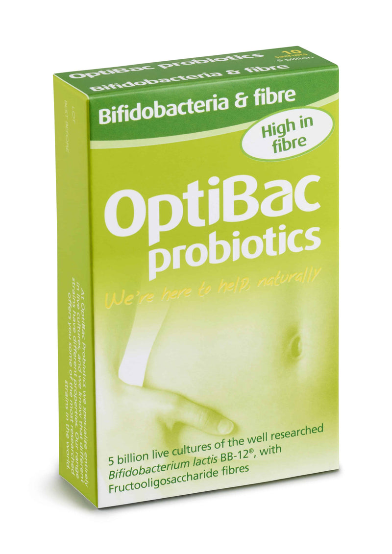 Optibac Bifidobacteria & fibre 10 sachets