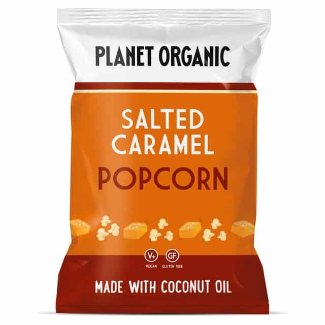 Planet Organic Salted Caramel Popcorn 25g