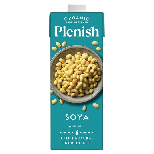Plenish Organic Soya Milk 1L