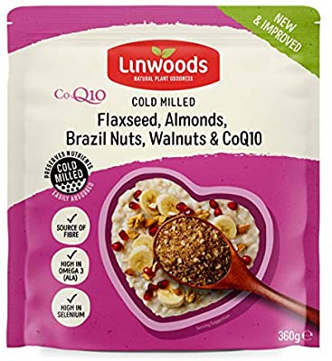 Linwoods Flaxseed Almonds Brazil Nuts Walnuts Q10 360g