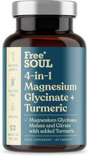 Free Soul 4-in-1 Magnesium Glycinate 90 Tablets