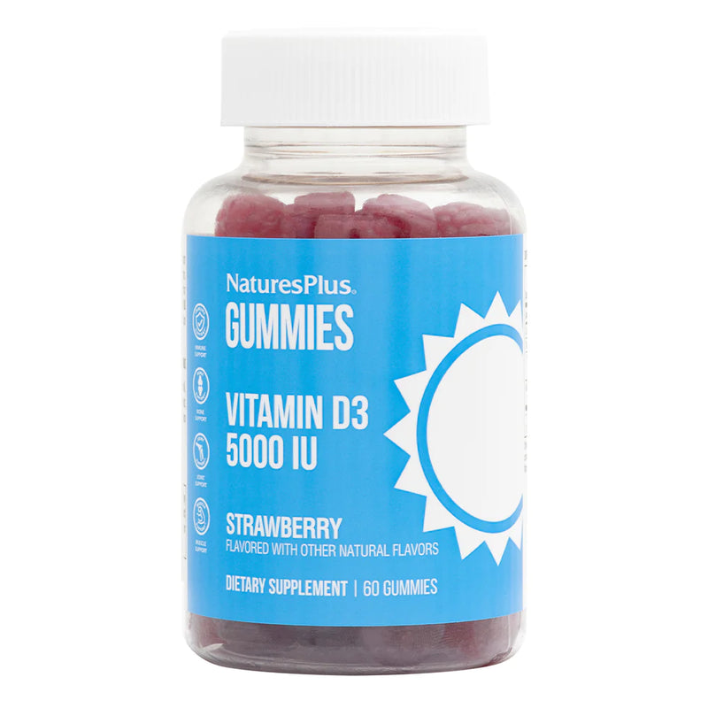 Natures Plus Vitamin D3 5000iu 60 Gummies