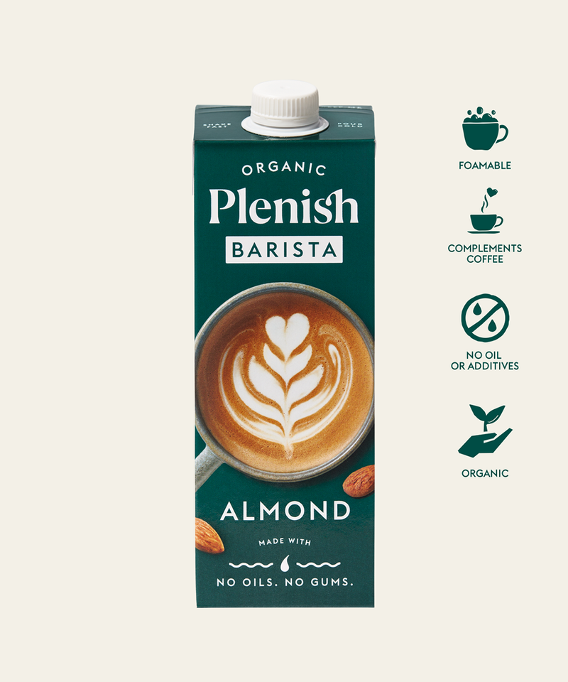 Plenish Organic Almond Barista Milk 1 Litre