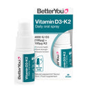 BetterYou Vitamin D3 4000iu + K2 , Oral Spray 15ml