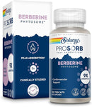 Solaray Berberine Phytosome-Standardized Berberine HCl- 30 Capsules