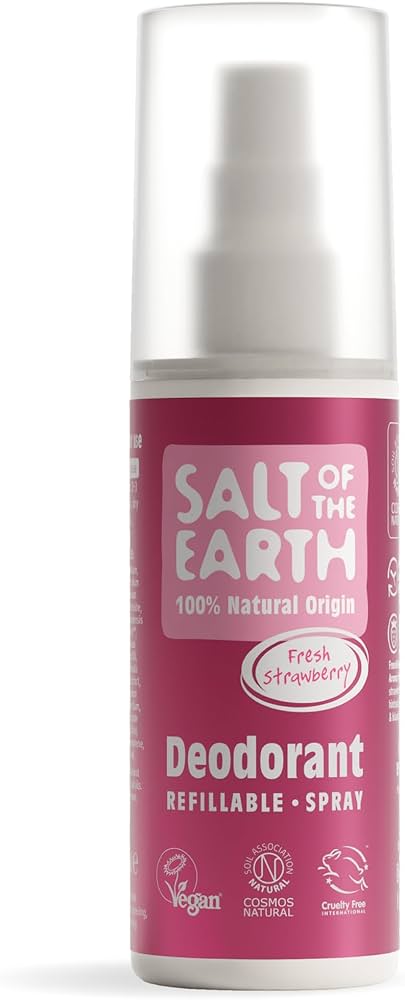 Salt Of Earth Deodorant Fresh Strawberry  Spray 100ml