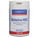 Lamberts Betaine HCI With Pepsin 180 Tablets