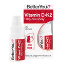 BetterYou D300iu & K2 Daily Oral Spray 12ml.