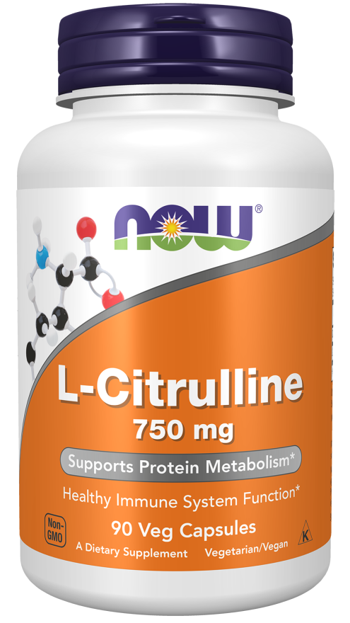 NOW L-Citruline 750mg 90 Capsules