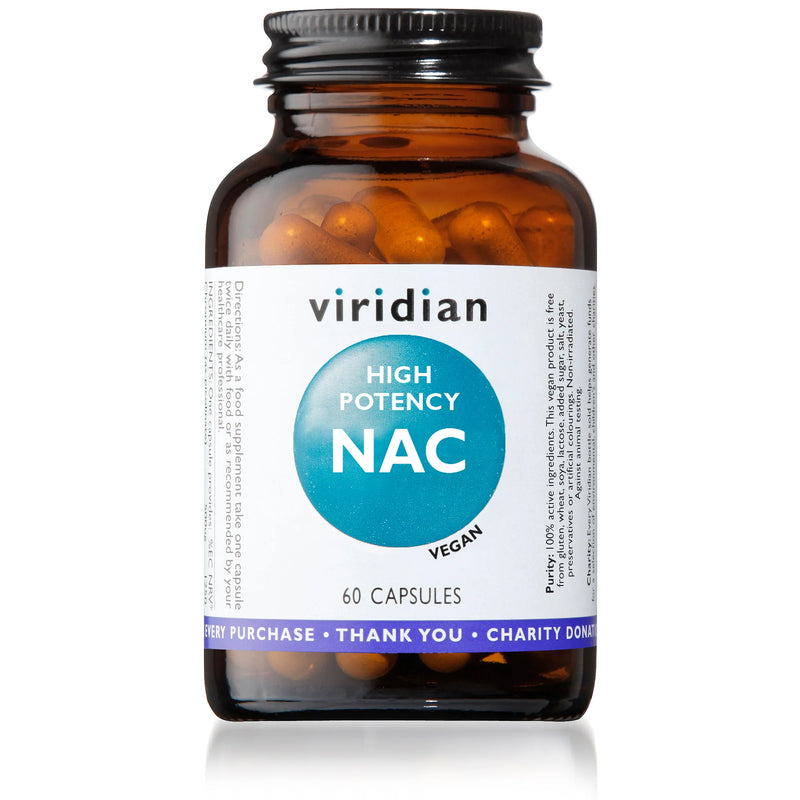 Viridian High Potency NAC 60 Capsules