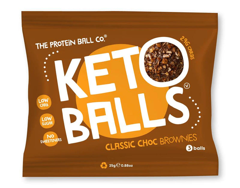 The Protein Ball Co Keto Classic Choc Brownie Balls