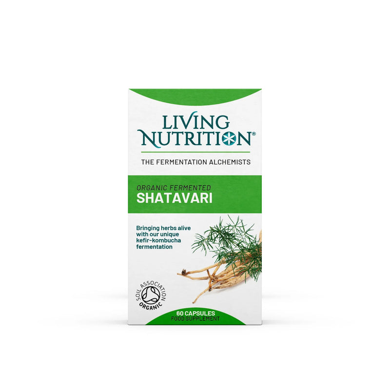 Living Nutrition Organic Fermented Shatavari 60Capsules