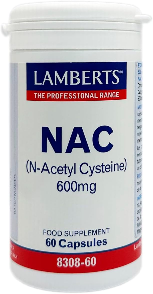 Lamberts NAC 600mg 60 Capsules