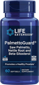 Life Extension PalmettoGuard Saw Palmetto Nettle Root and Beta-Sitosterol 60softgels