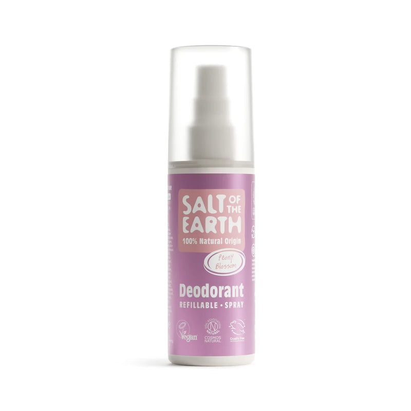 Salt Of Earth Deodorant Spray Peony Blossom 100ml