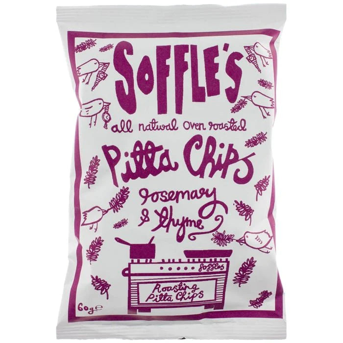 Soffle's Pitta Chips Rosemary & Thyme Pitta Chips 60g
