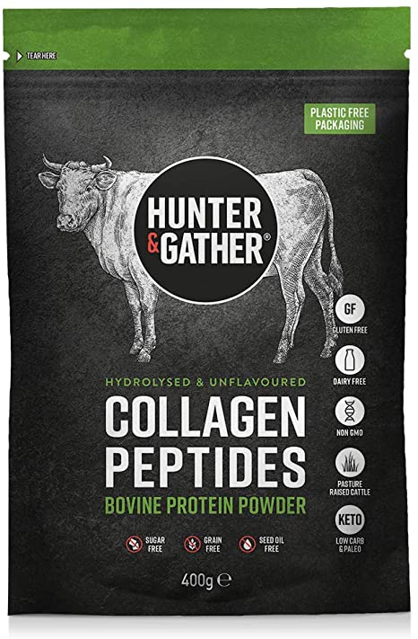 Hunter & Gather Bovine Collagen Protein Powder Unflavoured 400g