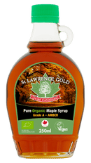 St Lawrence Gold 100% Pure Canadian Organic Maple Syrup Amber 250ml