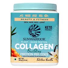 Sunwarrior Collagen Building Protein Peptides Tahitian Vanilla (500g)