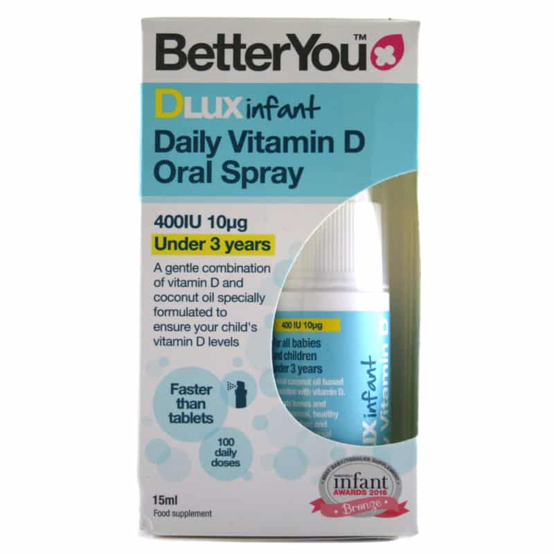 BetterYou Dlux Infant Vitamin D3 400iu Spray 15ml