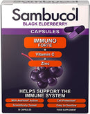 Sambucol Black Elderberry Extract Immuno Forte 30 Capsules