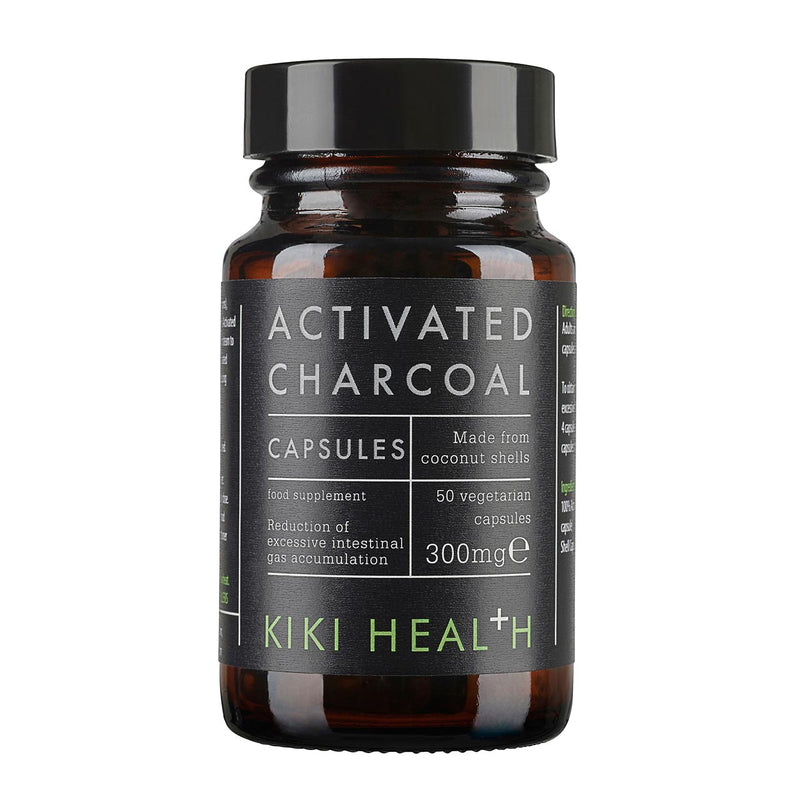 KiKi Health Activated Charcoal - 50 vegicaps