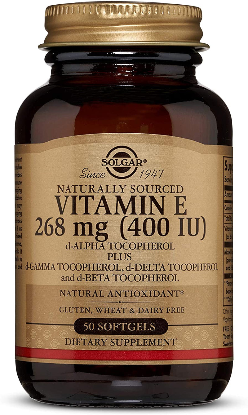 Solgar Vitamin E 268 mg (400 IU) 50 softgels