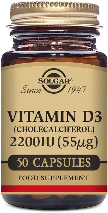 Solgar Vitamin D3 2200 IU 50 capsules