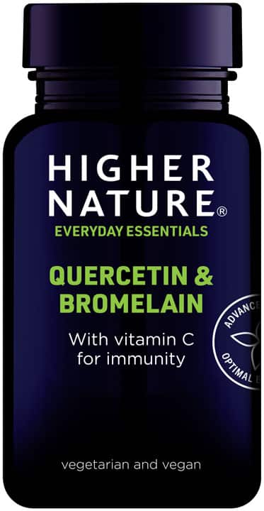 Higher Nature Quercetin and Bromelain 60 tablets