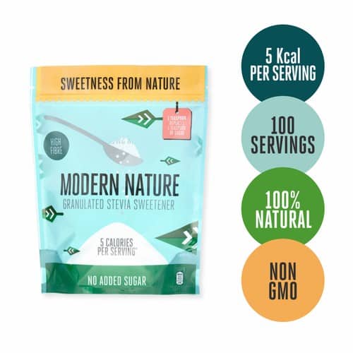 Modern Nature Granulated Stevia Sweetener 250g