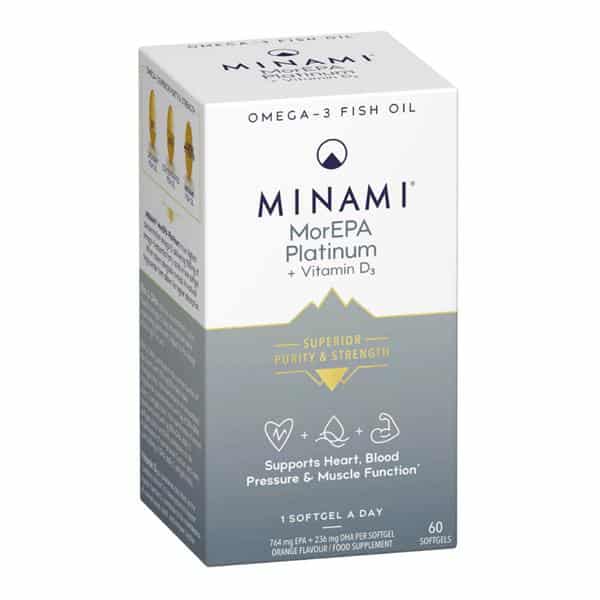Minami Nutrition MorEPA Platinum & Vitamin D3 60capsules