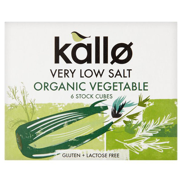 Kallo Organic Vegetable very low salt cubes