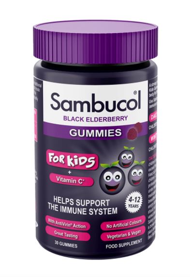 Sambucol Kids Black Elderberry 30 Gummies