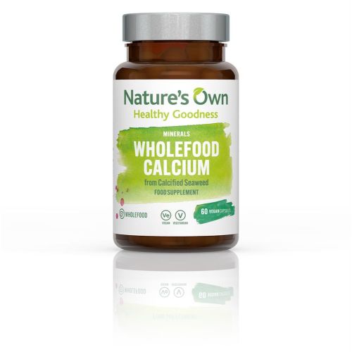 Natures Own Wholefood Calcium From Seaweed 200mg 60 vcaps