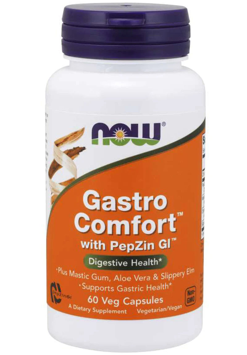 NOW Gastro Comfort With Pepzin GI 60 caps