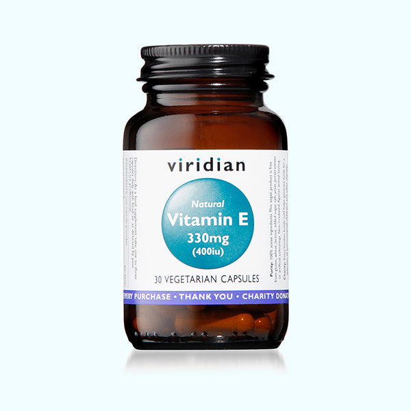 Viridian Natural Vitamin E 400IU 30 capsules