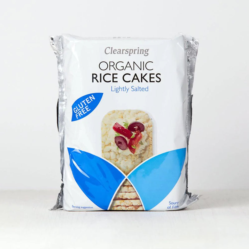 Clearspring Oganic Wholegrain Thin Rice Cakes Lightly Salted 130g
