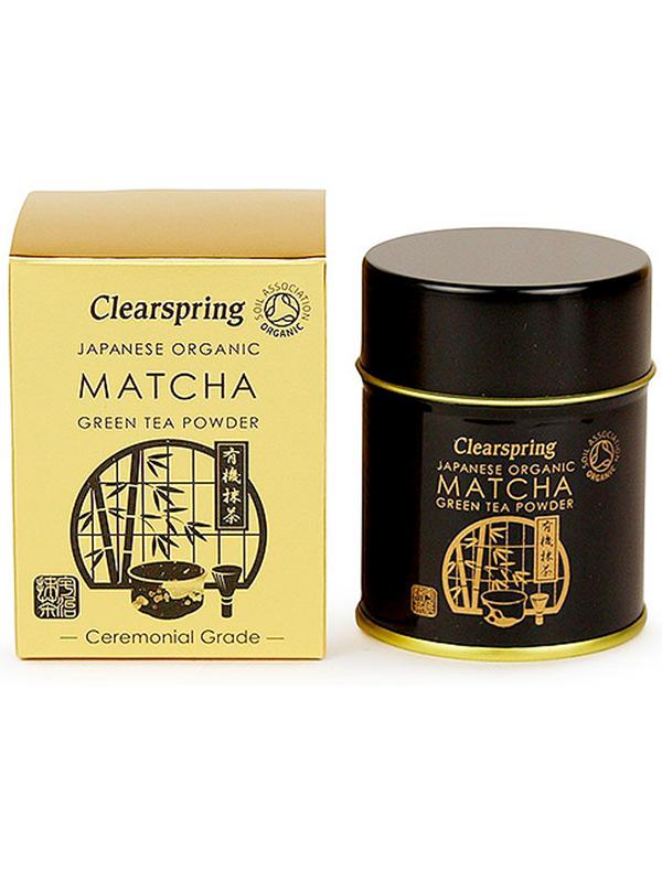 Clearspring Org Green Tea Matcha Powder Ceremonial Grade 30g