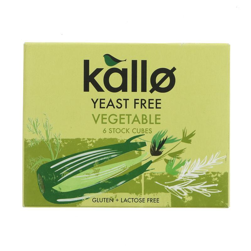 Kallo Organic Vegetable Yeast Free Cubes