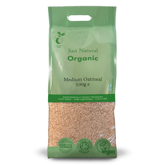 Just Natural Organic Medium Oatmeal 500g