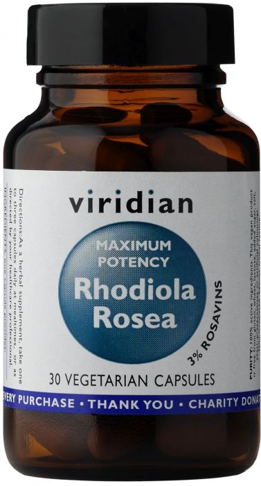 Viridian Rhodiola Rosea 30 caps