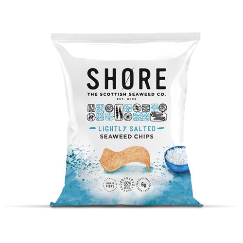 Shore Scottish Seaweed Chips-Sea Salt 25g